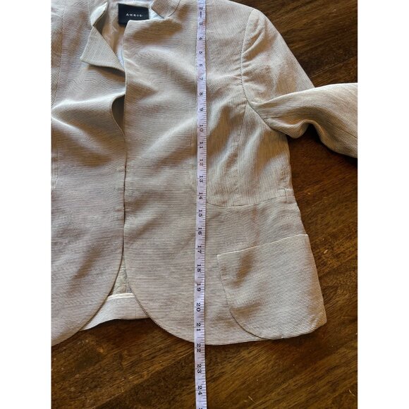 Akris Wool & Silk Career Wear Grey Blazer Size 10 - Picture 11 of 12